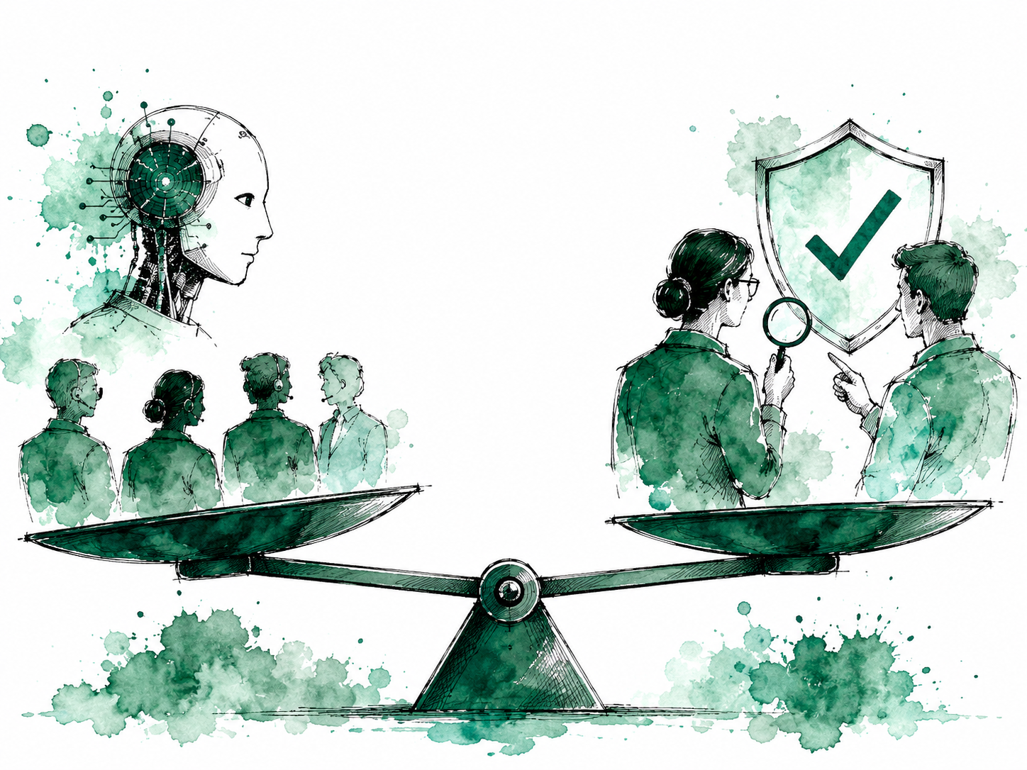Human-in-the-loop across all stages of the pipeline to evaluate and manage AI bias