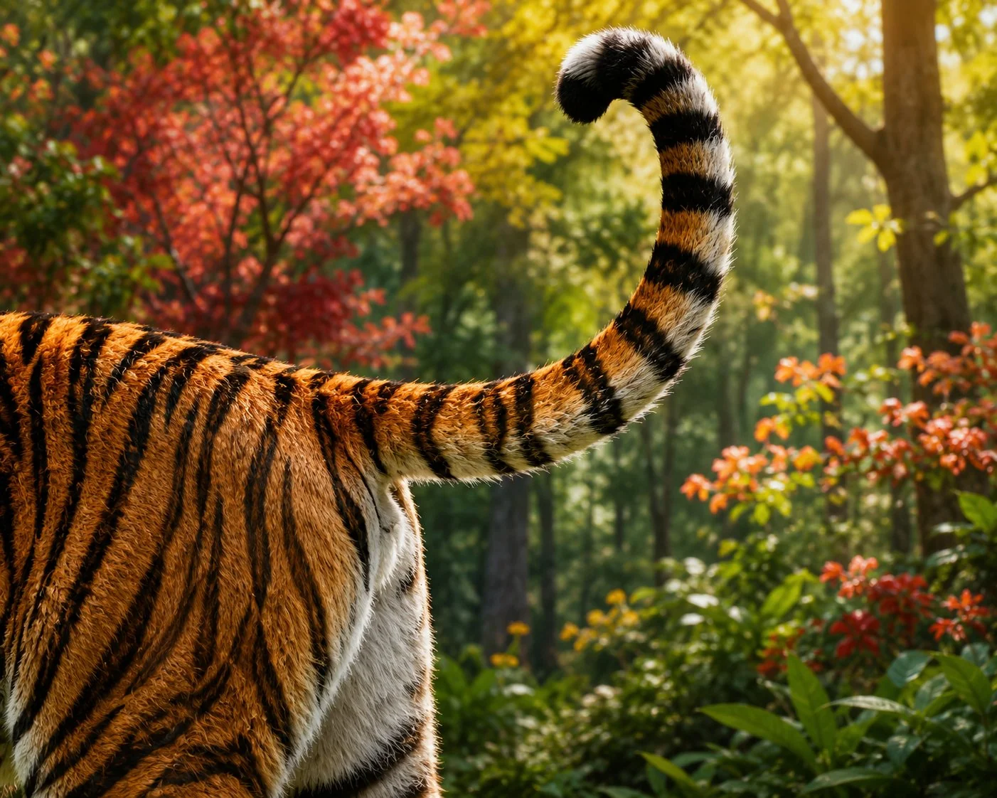 Illustration of the tiger's tail — lean, fast, striking AI-powered departmental apps replacing the long tail of unbuilt tools